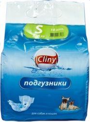 Подгузники Cliny для собак и кошек 3-6кг размер S 1шт