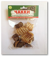 Лакомство Чакки Микс (легкое+трахея) говяжьи для собак, 50г