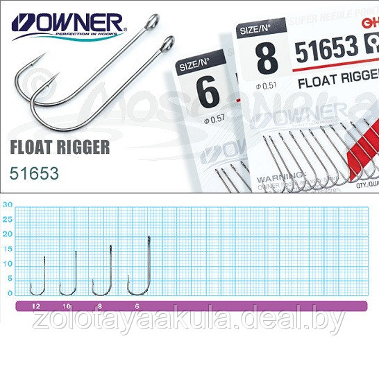 Owner Крючки Owner 51653 №08 - фото 1 - id-p196618373