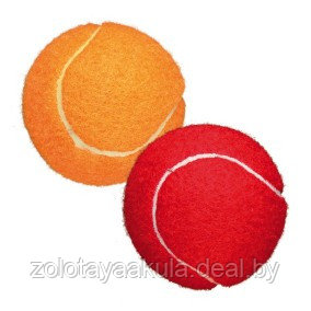 Игрушка TRIXIE для собаки Теннисные мячики диам. 6см 2шт разноцветные