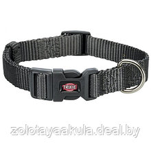 Ошейник TRIXIE Premium Collar S-M 30-45см/15мм графит