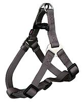 Шлея TRIXIE для собак Premium Harness M 50-65см/20мм черная