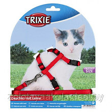 Набор TRIXIE (шлея 19-31см+поводок 1,2м/8мм) для котят нейлон