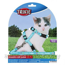 Набор TRIXIE (шлея 21-33см+ поводок 1,2м/8мм) для котят нейлон