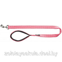Поводок TRIXIE для собак Premium Leash, нейлон (M-L) 1м/20мм, фламинго
