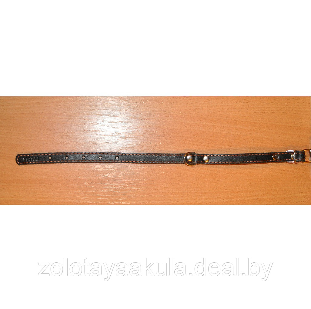 Collar Ошейник COLLAR одинарный 12мм* 24-32см, черный - фото 1 - id-p196619695