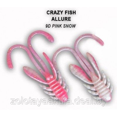 Резина Crazy Fish Allure 1,1'' 9d, Кальмар, 10шт - фото 1 - id-p196621841