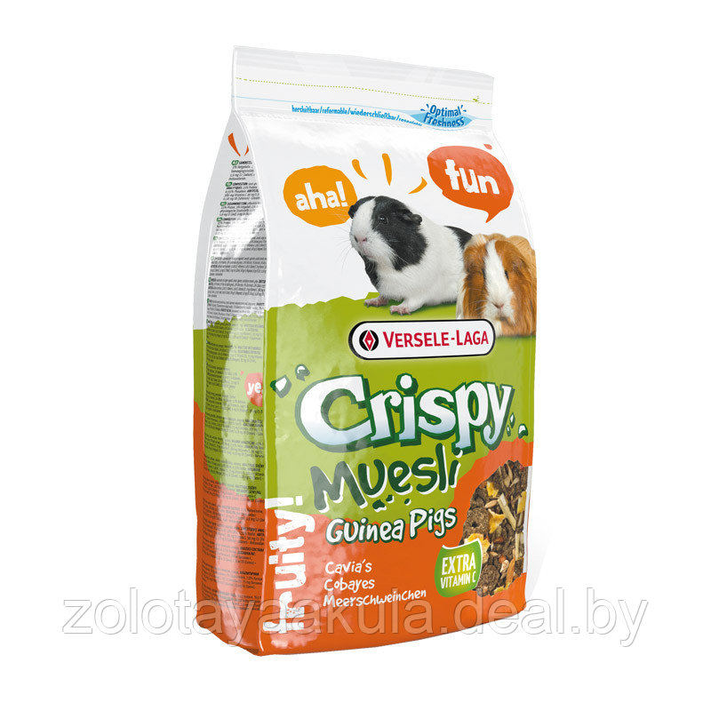 Versele-Laga Crispy Muesli Guinea Pigs cмешанный корм для морских свинок 1кг - фото 1 - id-p196620718