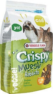 Versele-Laga Crispy Muesli Rabbits полноценный корм для кроликов 400гр - фото 1 - id-p196620719