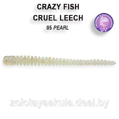 Резина Crazy Fish Cruel Leech 2'' №05, Кальмар, 8шт - фото 1 - id-p196621851