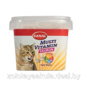 Sanal SANAL Multi Vitamin лакомство для кошек, 100гр - фото 1 - id-p196620732