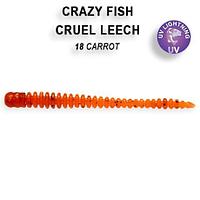 Резина Crazy Fish Cruel Leech 2'' №18, Кальмар, 8шт