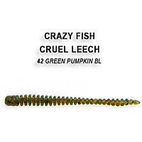 Резина Crazy Fish Cruel Leech 2'' №42, Кальмар, 8шт