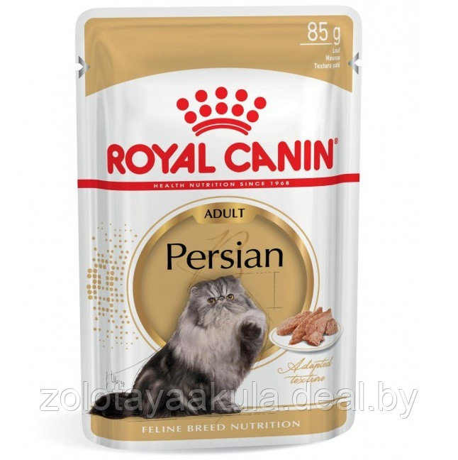 85г Влажный корм ROYAL CANIN Persian для взрослых Персидских кошек старше 12 месяцев, паштет (пауч) - фото 1 - id-p196620746