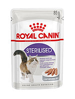 85гр Влажный корм ROYAL CANIN Sterilised Loaf для взрослых стерилизованных кошек старше 1 года, паштет (пауч)