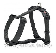 Шлея TRIXIE для собак Premium H-harness L 60-87см/25мм графит