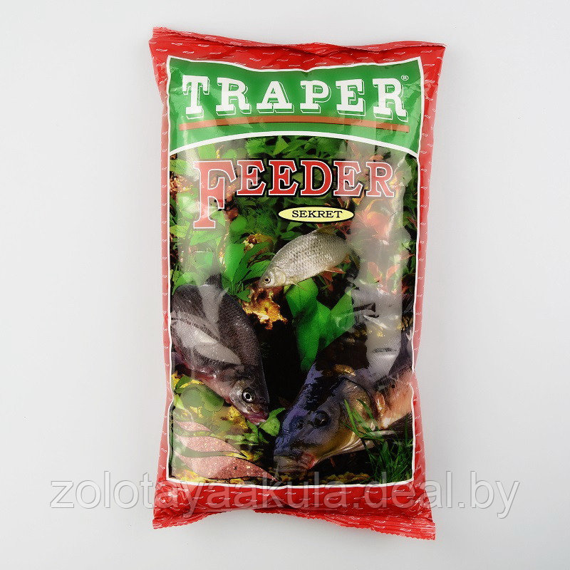 Traper TRAPER прикормка SEKRET Фидер Клубника 1кг - фото 1 - id-p196621879