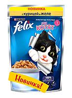 Корм для котят FELIX с курицей 85гр