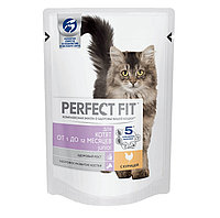 Perfect Fit Корм для котят Perfect Fit курица в соусе 75г