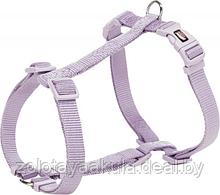 Шлея TRIXIE для собак Premium H-harness XS-S 30-44см/10мм светло-сиреневая