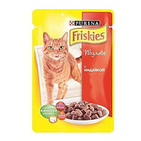 FRISKIES Корм для кошек FRISKIES 85гр с индейкой в подливе