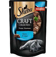 SHEBA Корм для кошек SHEBA Craft Collection лосось в соусе 75г