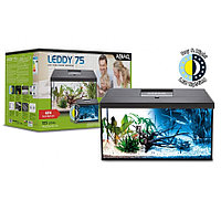 AquaEl Аквариум AQUAEL SET LEDDY 75 Day&Night, 105л, 75*35*40см черный (фильтр и нагреватель в комплекте)