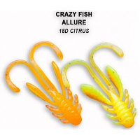 Резина Crazy Fish Allure 2'' 18d, Кальмар, 6шт