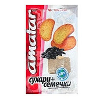 Прикормка AMATAR Сухари, Семечки, 0,75кг