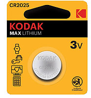 KODAK Батарейка Kodak CR2025, 3V 1шт