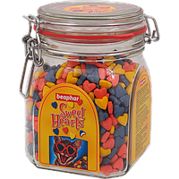 Лакомство BEAPHAR Sweet Hearts в виде сердечек микс для кошек 20шт