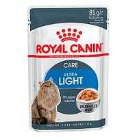 85гр Влажный корм ROYAL CANIN Light Weight Care in Jelly для взрослых кошек, склонных к полноте, в желе (пауч)