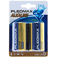 Pleomax Батарейка Pleomax Alkaline LR20 2шт (бочка)