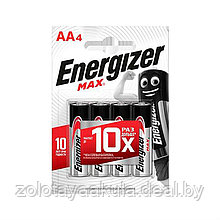 Energizer Батарейка Energizer Max LR6 AA 4шт