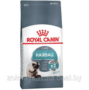 2кг Корм ROYAL CANIN Hairball для взрослых кошек, профилактика образования волосяных комочков - фото 1 - id-p196620950