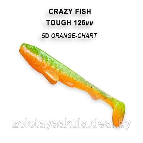 Резина Crazy Fish Tough 2,8'' 5d, Кальмар, 5шт - фото 1 - id-p196622084