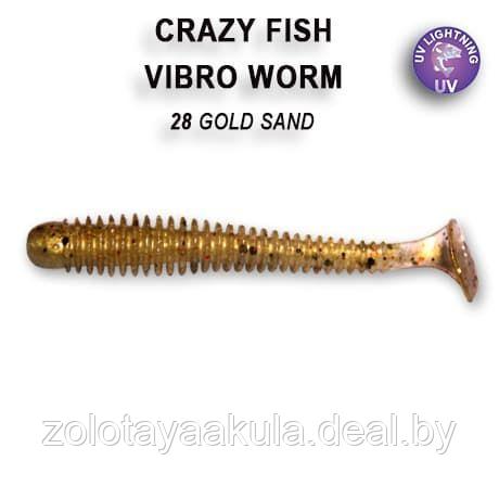 Crazy Fish Резина Crazy Fish Vibro Worm 2'' №28, Кальмар, 8шт - фото 1 - id-p196622098