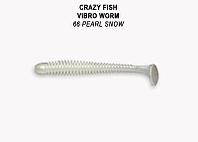 Резина Crazy Fish Vibro Worm 3'' №66, Кальмар, 5шт