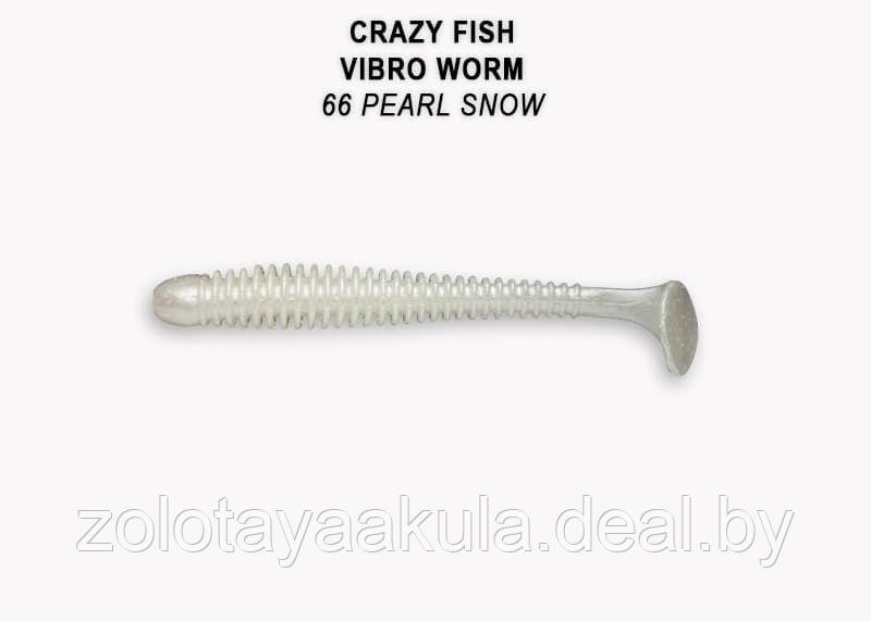 Резина Crazy Fish Vibro Worm 3'' №66, Кальмар, 5шт - фото 1 - id-p196622112