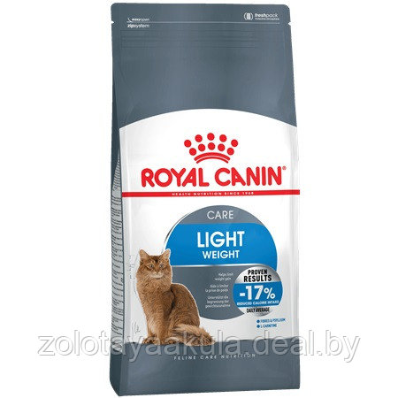 1,5кг Корм ROYAL CANIN Light Weight Care для взрослых кошек, склонных к полноте - фото 1 - id-p196621014