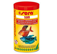 Корм SERA 100мл San Nature Хлопья для яркости окраска рыб