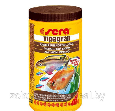 Корм SERA 100мл Vipagran Основной корм для декоративных рыб - фото 1 - id-p196621029