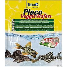 Корм TETRA Pleco Veggie Wafers Чипсы для любых видов трявоядных рыб, 15гр