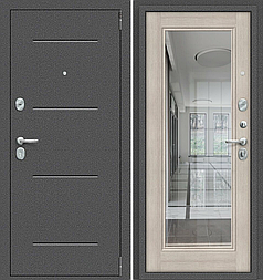 Двери входные металлические Porta R 104.П61 Антик Серебро/Cappuccino Veralinga