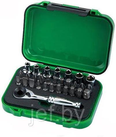 Набор головок и бит MINI 1/4" 30 предметов TOPTUL GABW3001, фото 2