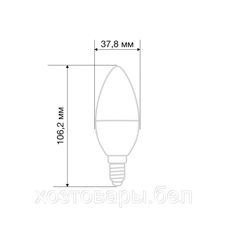 Лампа светодиодная Свеча (CN) 11,5 Вт E14 1093 лм 2700 K теплый свет REXANT - фото 2 - id-p196626531