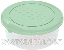 Контейнер для продуктов 0,5л круглая бархатно-зеленый PATTERN
