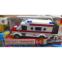 Детская игрушка Радиоуправляемая Машина Скорая помощь Sity Service 989-38