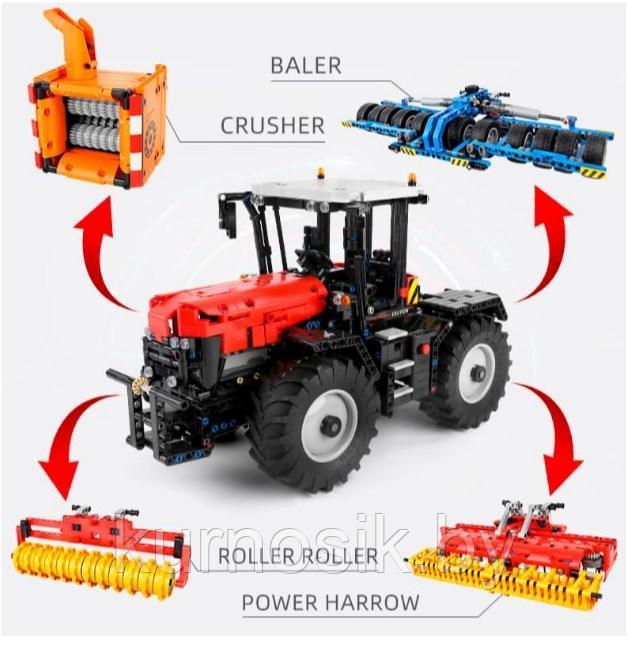 Конструктор 17019 MOULD KING "Трактор JCB Fastrac 4 в 1" на радиоуправлении, 2596 деталей - фото 5 - id-p196661627