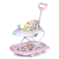 Ходунки Babyhit Jolly Walk XT с ручкой Розовый